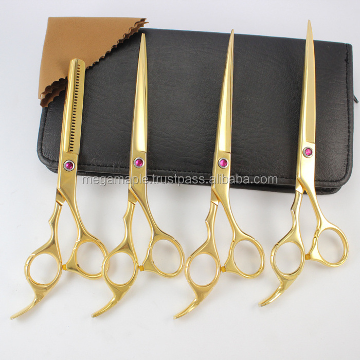 Professional Pet Dog Cat Grooming Hair Cutting Thinning Scissors Shears