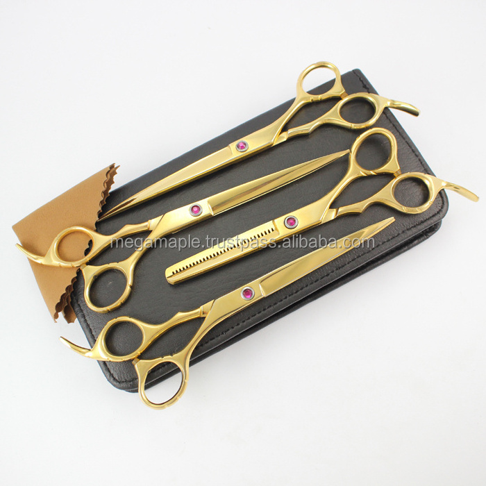 Professional Pet Dog Cat Grooming Hair Cutting Thinning Scissors Shears