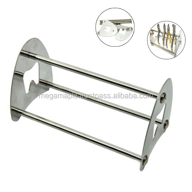 Dental Stainless Steel Stand Holder Orthodontic Cut Off Pliers Forceps Scissors Stand Placement Rack Lab Tool