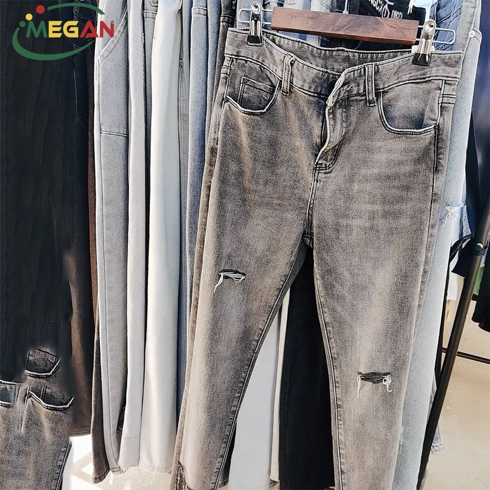 Megan Foreign Trade Quality Second Hand Clothes Used Jeans Trousers For Men And Women