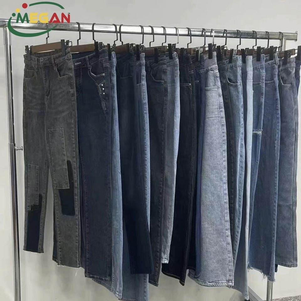 Megan Foreign Trade Quality Second Hand Clothes Used Jeans Trousers For Men And Women