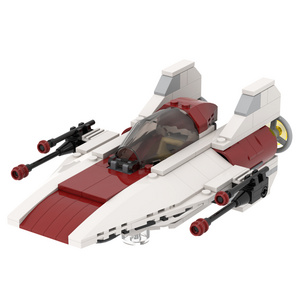 MOC2231 A-wing Starfighter 196Pcs Bricks Interstellar War Movie High Speed Interceptor Model Assemble Building Blocks Kids Toys