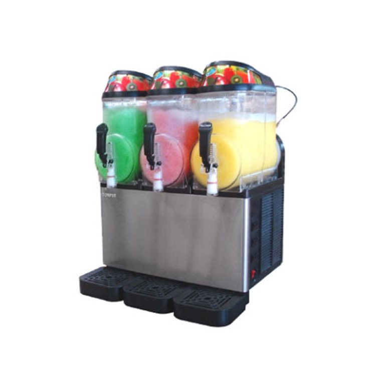 commercial germany air compressor three bowlkool aid slush granita machine