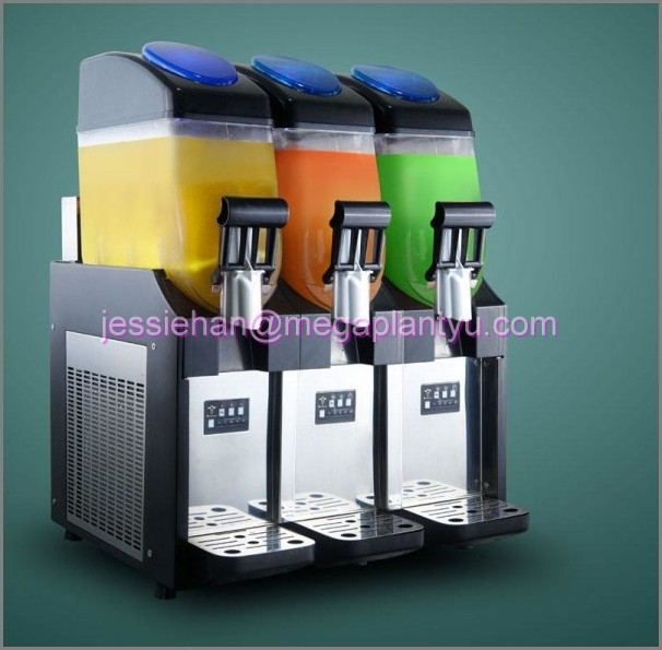 commercial germany air compressor three bowlkool aid slush granita machine