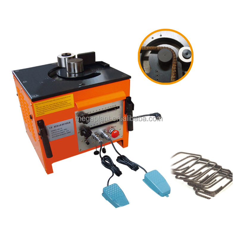 Hot Sell 110V 220V Mini Steel Bar Bending Machine 25mm Rebar Bender