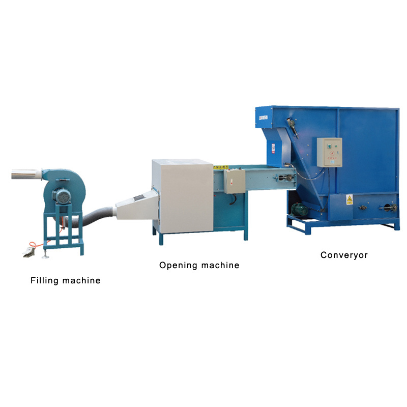 Factory price Small polyester fiber opening carding and pillow filling machine for sale