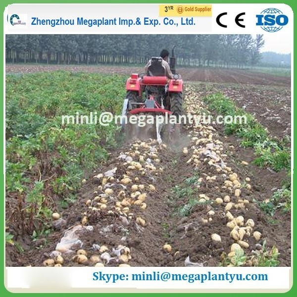 single-row sweet potato harvester machine used for tractor for sale