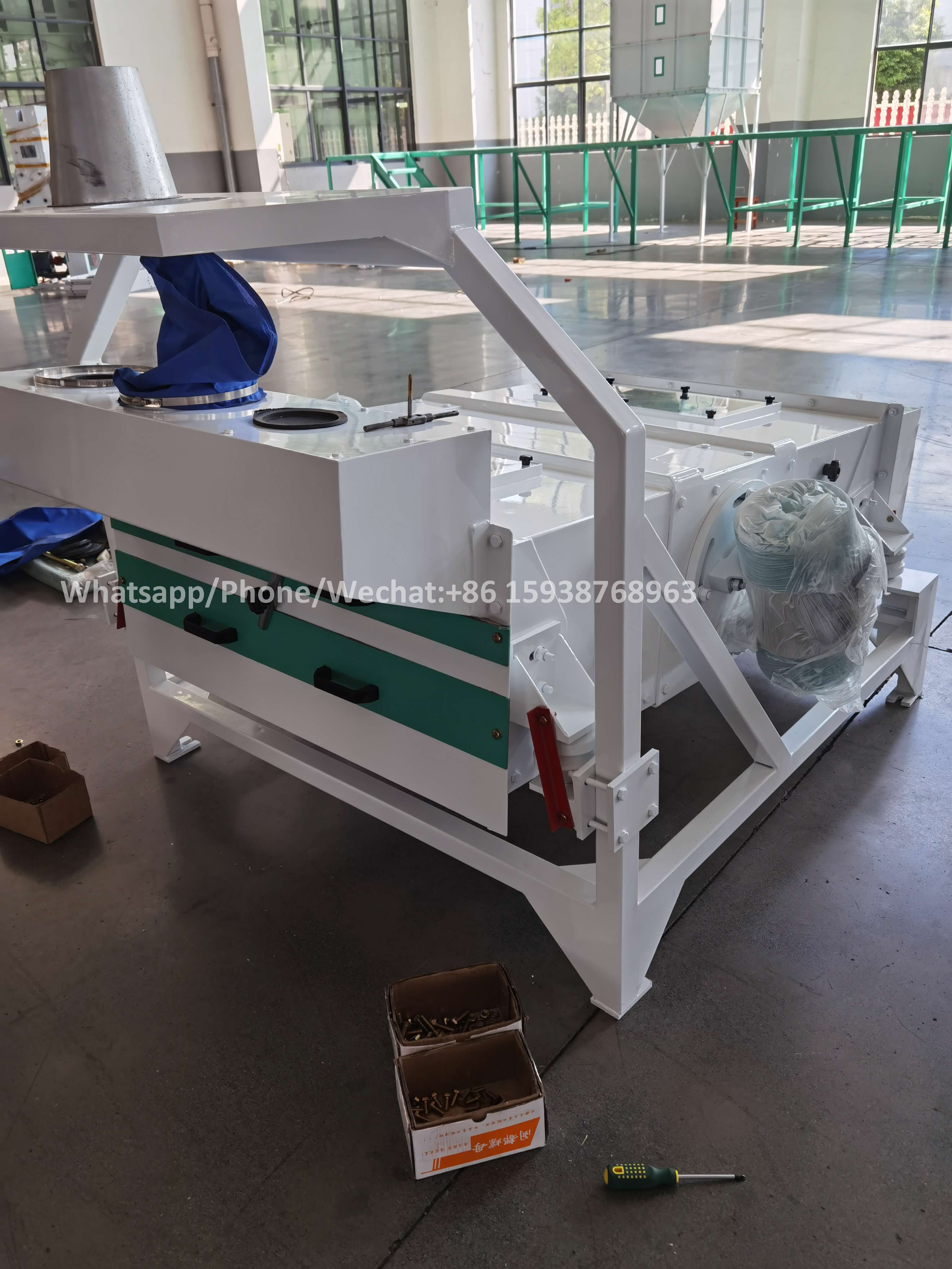 Sesame Seed Processing Machine Grain Grading Sieve Maize Cleaner Paddy Cleaning Machine