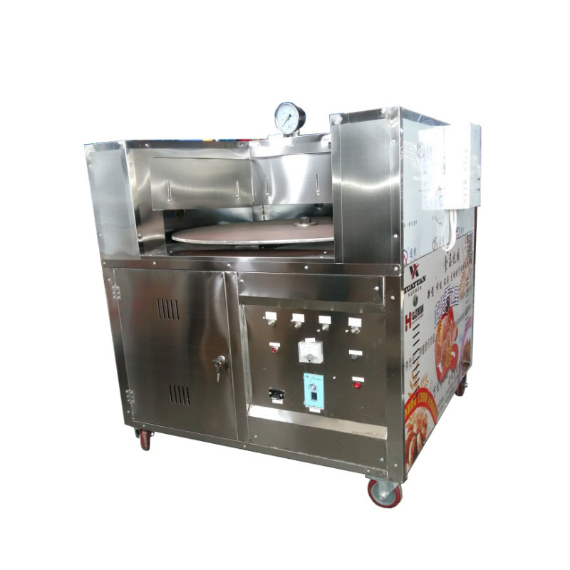 Price commercial gas pizza naan small tandoori lebanese manakish pita bread auto rotation bred naan baking oven