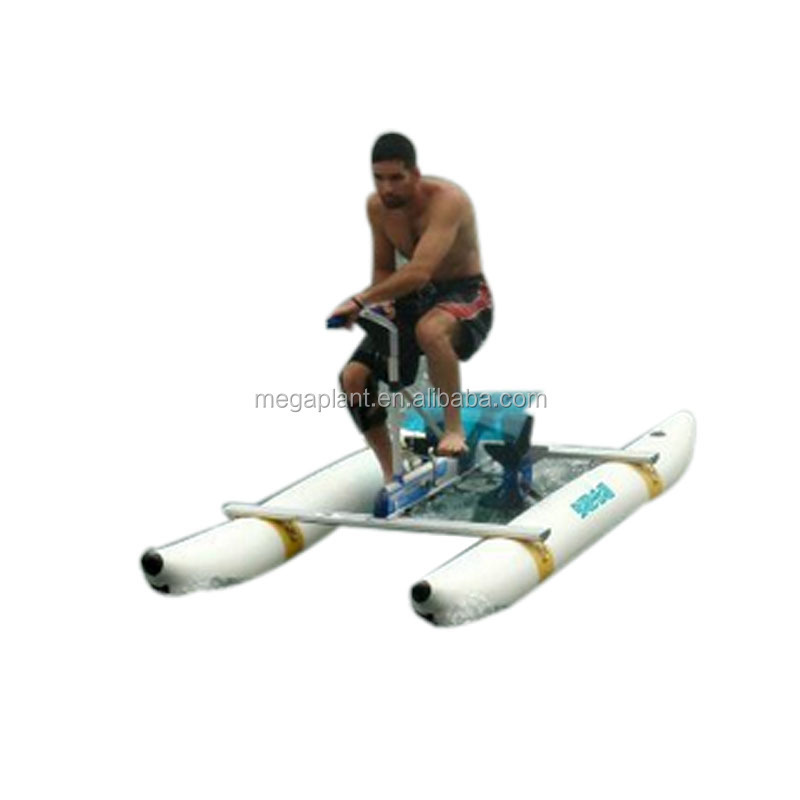 Alibaba Promotion Price Aquatic playing PVC Inflatable Pedal Bicycle Water Bike for Sale