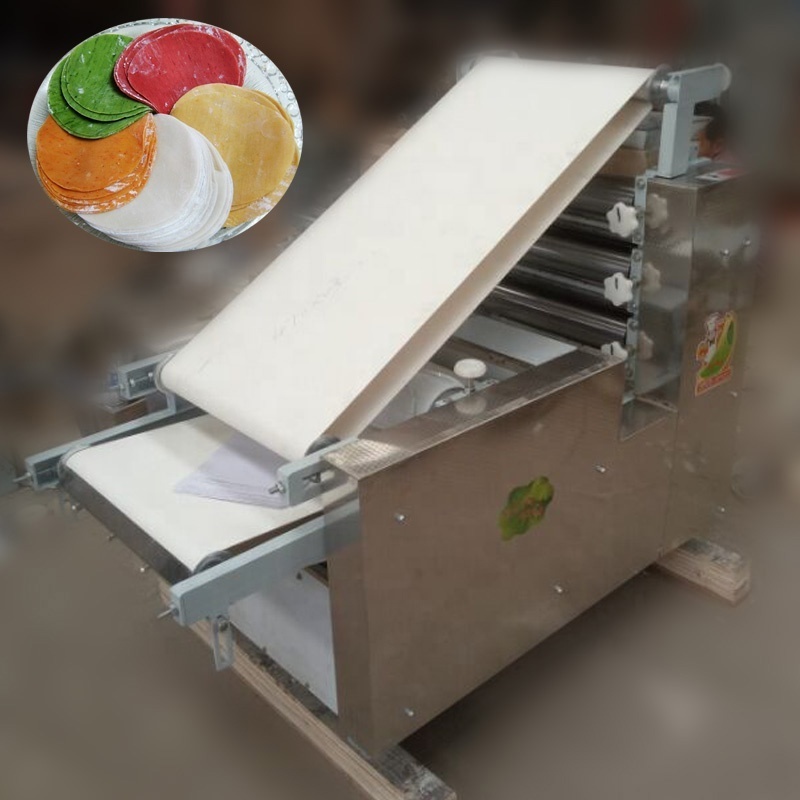 Chapati/ roti/ flat arabic bread dough press sheeter puff pastri dough press machine