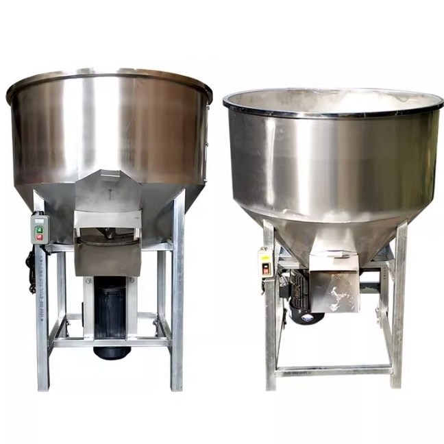 High speed Mixer Spiral Feeding Machine Cattle Chicken Feed Grinder Mixer