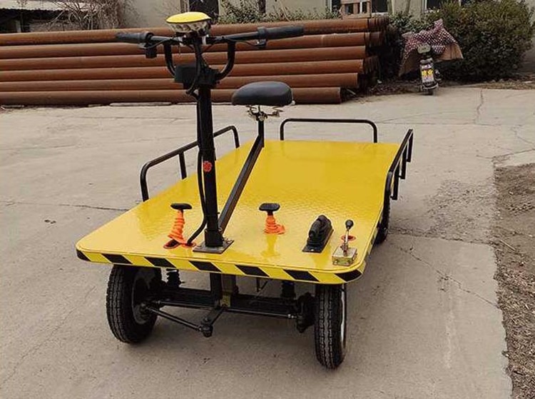 Megaplant 800kg Electric 4 Wheel 2*1.1m Platform Cart Beach Trolley Garden Cart for sale