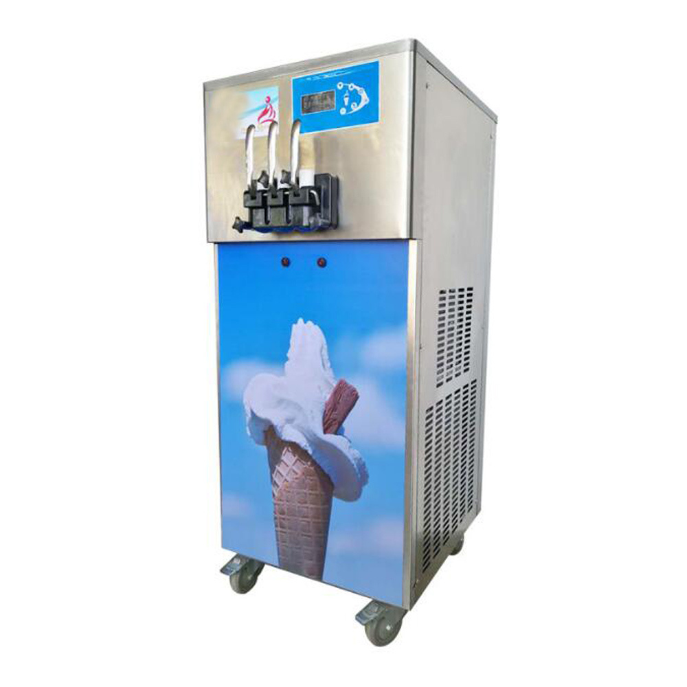 commercial used yogurt frozen machine 3 flavors soft serve ice cream machine