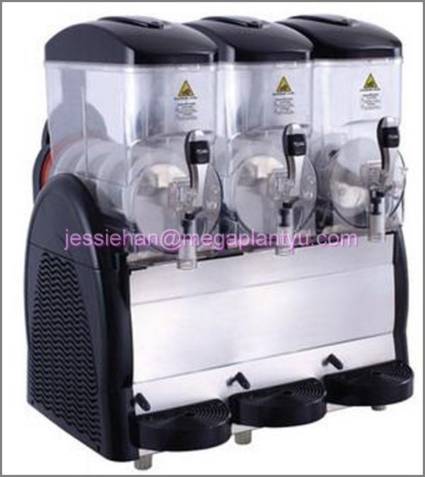 commercial germany air compressor three bowlkool aid slush granita machine