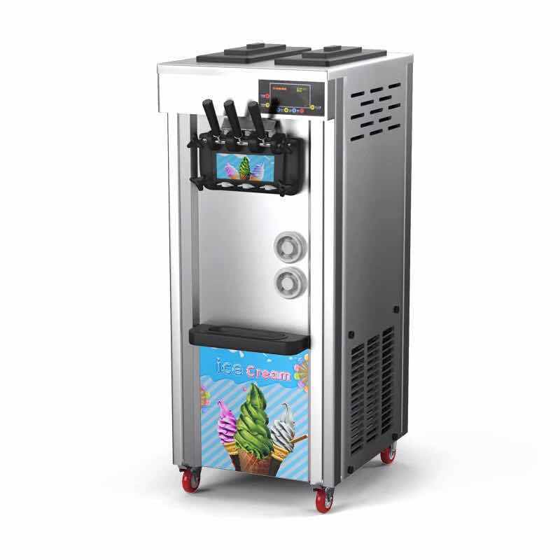 commercial used yogurt frozen machine 3 flavors soft serve ice cream machine