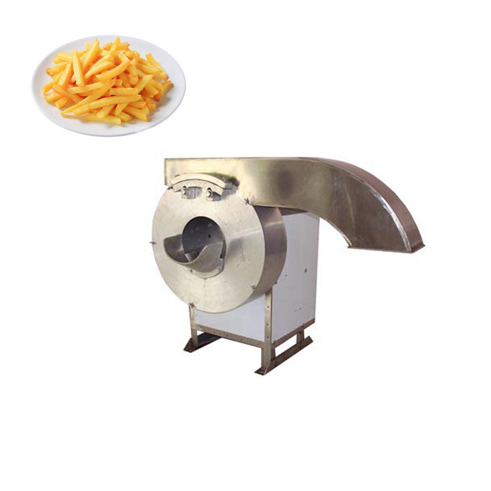 Potato Frozen french fries making cutting production line potato chip cutter slicer