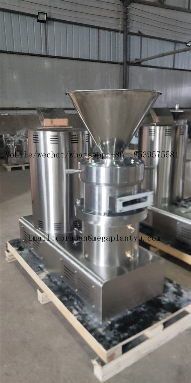 Industrial 20-30kg/h Chilli Sauce Grinding Making Machine/ Red Chilli Paste Grinder / Colloid Mill For Chili Paste