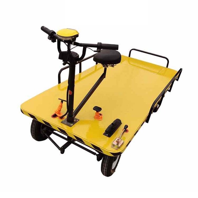 Megaplant 800kg Electric 4 Wheel 2*1.1m Platform Cart Beach Trolley Garden Cart for sale