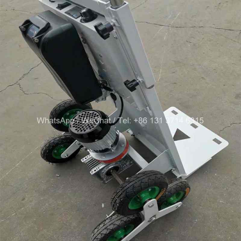 Electric Heavy Duty Hand Sack Truck 200kg six 6 Wheels Stair Climber 48V Folding Cart 550W Climbing Trolley