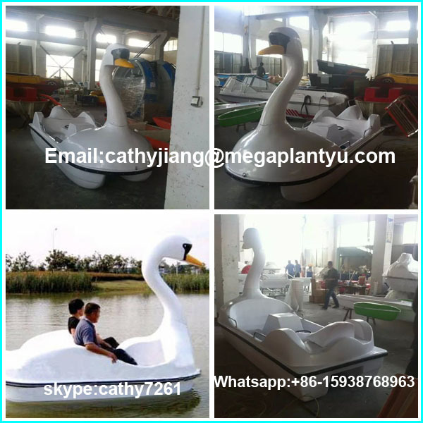 FRP 4 person water swan pedal boats for sale with cheap price