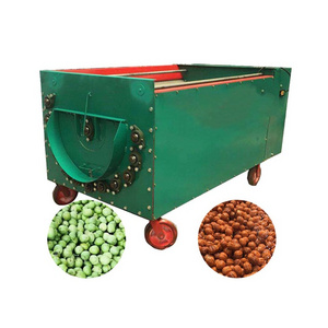 commercial automatic pecan green walnut shell removal cracker husking peeling machine