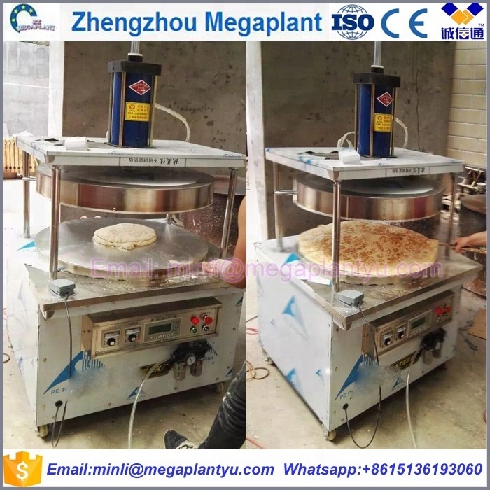 10-inch or 25cm tortilla / roti / chapati press maker machine with air compressor