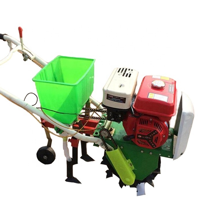 Gasoline small one row hand corn seeder machine