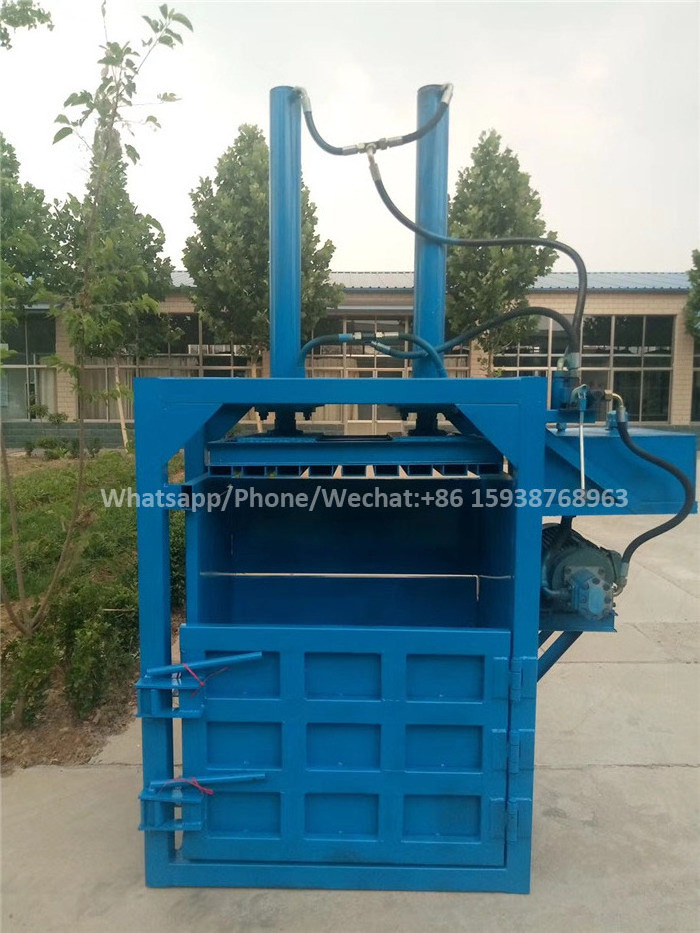 Aluminum Can Baler For Sale/vertical Baler Machine For Used Clothing Compactor Machine