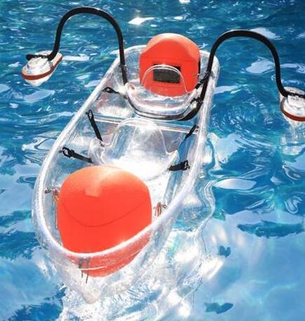 2 Person Kayak Factory Wholesale 2 Person White Water Clear Kayak Transparent Boat