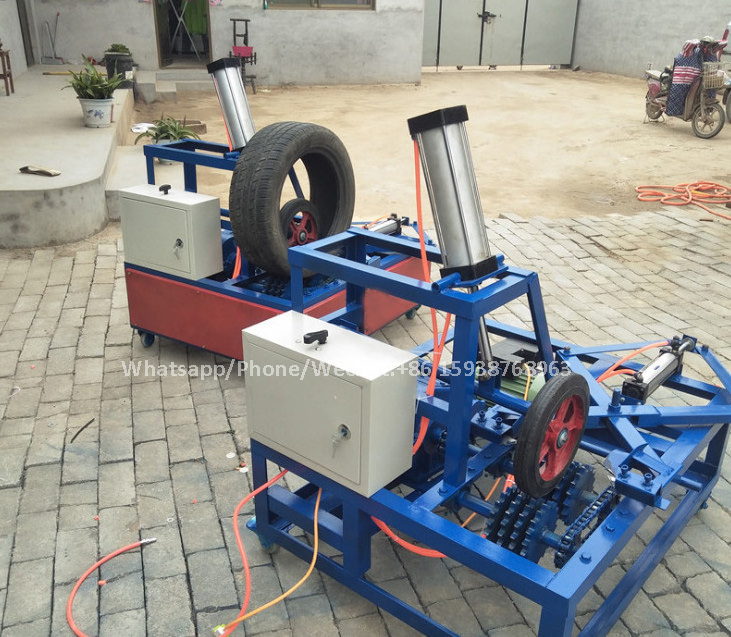 Tire Cutting Machine Tire Wire Remover Debeader Machine Tire Bead Ring Separator Recycling Machine