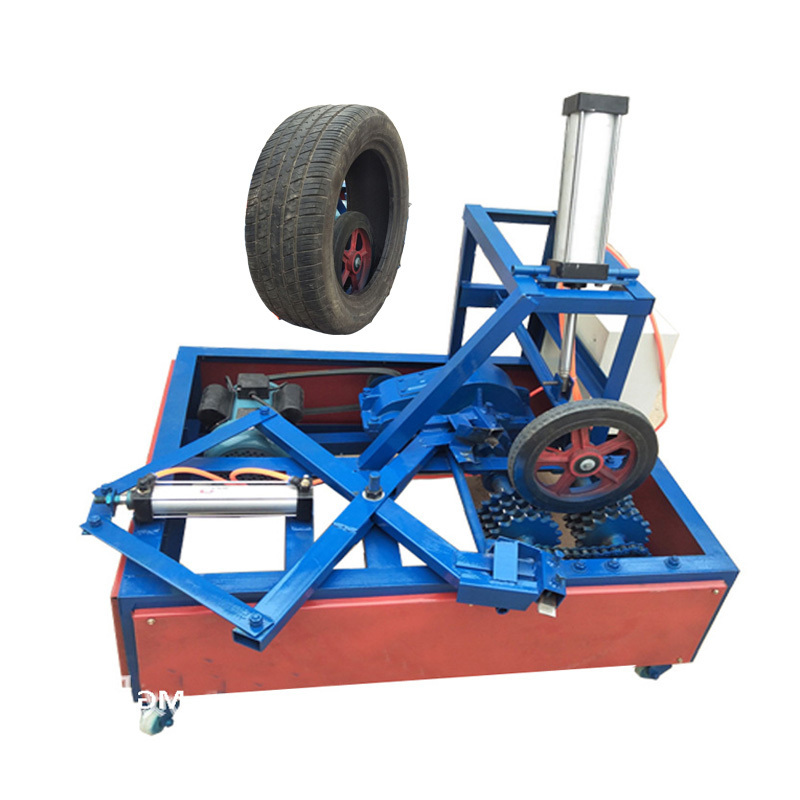 Tire Cutting Machine Tire Wire Remover Debeader Machine Tire Bead Ring Separator Recycling Machine