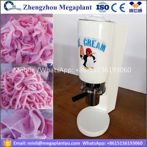 Mini Italy noodle shape spaghetti soft ice cream machine price