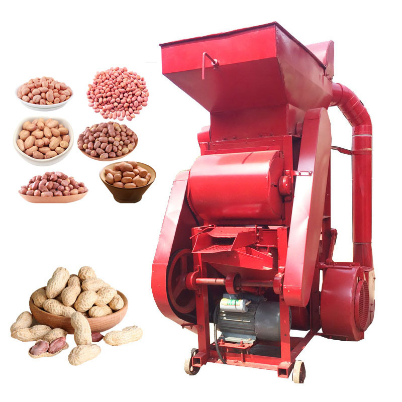 Factory Price Moringa Seed Sheller Machine Peanut Shucker Groundnut Shell Breaking Peeling Machine