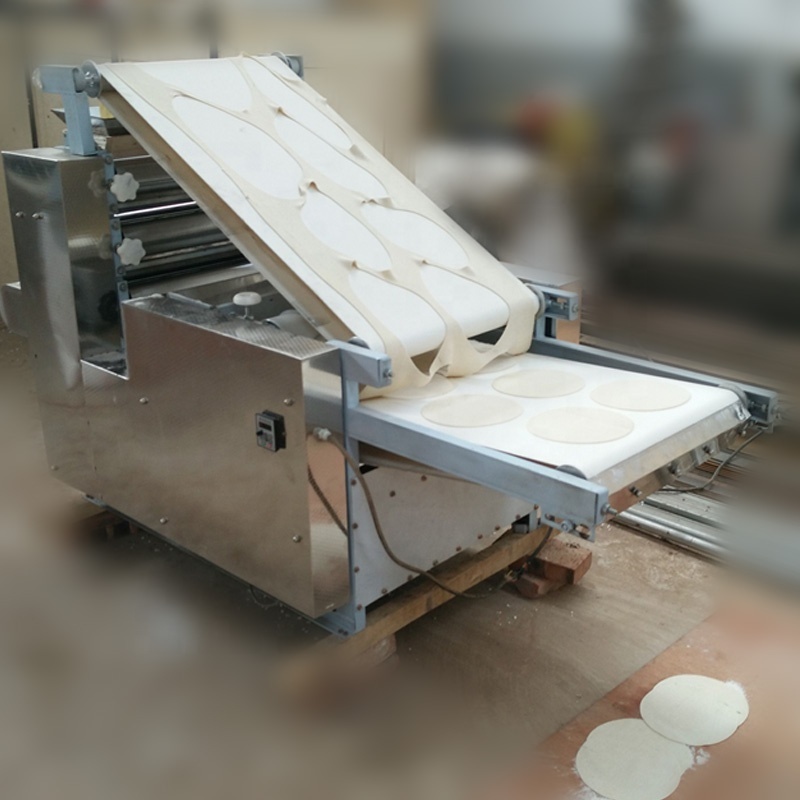 Chapati/ roti/ flat arabic bread dough press sheeter puff pastri dough press machine