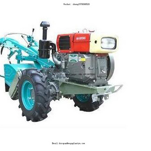 Agriculture use two wheel small walking tractor corn reaper with diesel engine