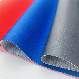 0.7MM 1.00MM  PVC  synthetic leather cotton knitted fabric PVC Rexine cloth Sponge leather car seat cover fabric material