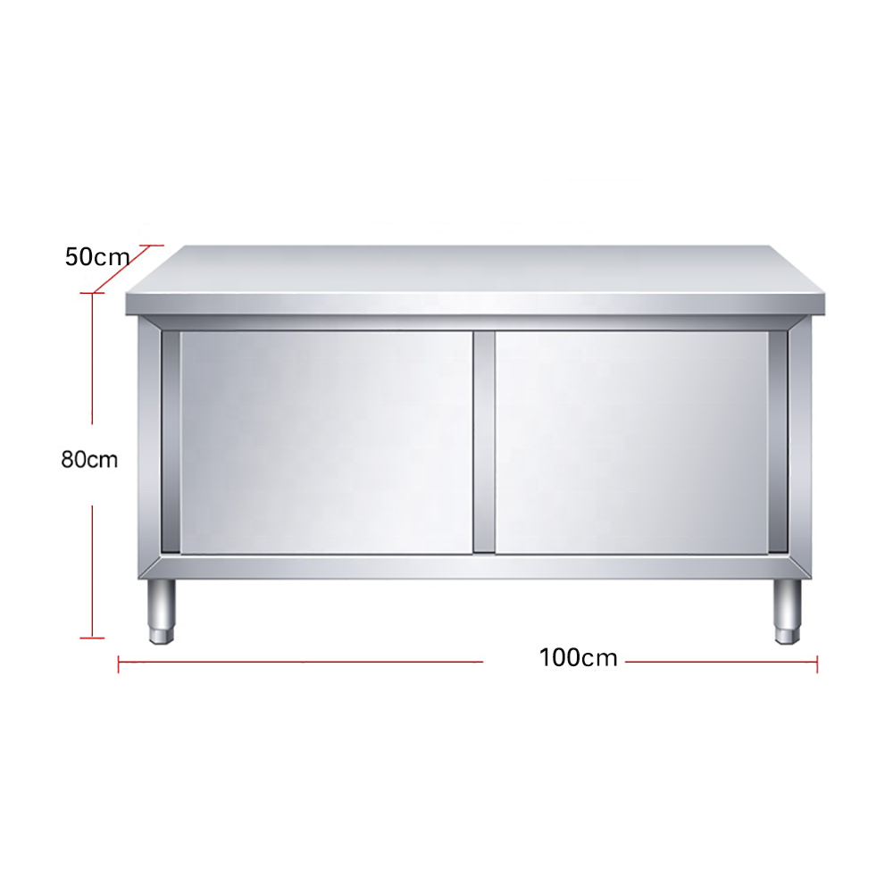 Kitchen Equipment Stainless Steel Worktable Bakery And Catery Kitchen Stainless Steel Worktable Cooking Station