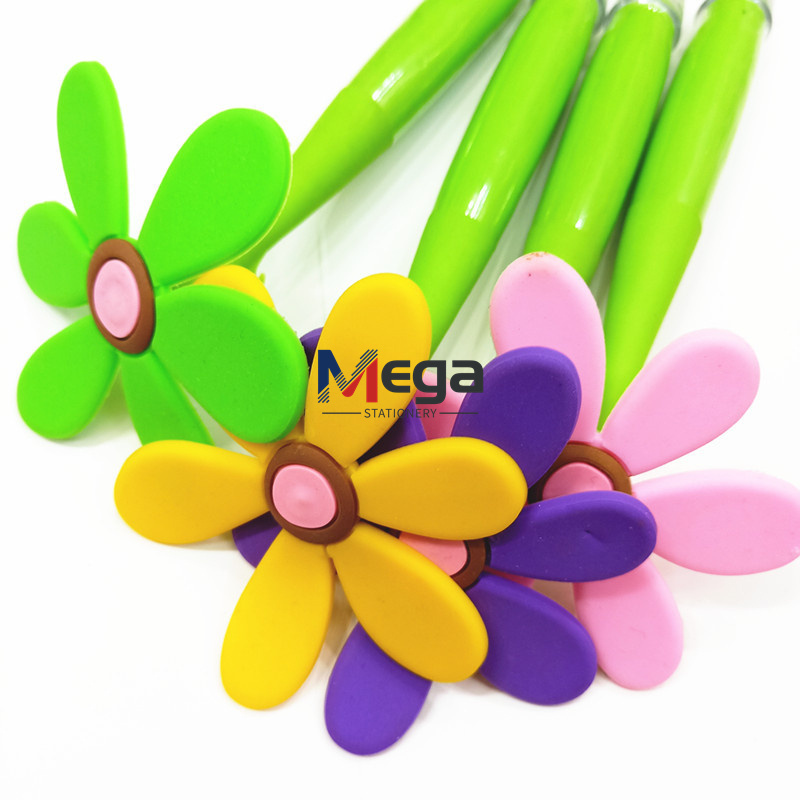 mega Novelty Cute Flower Pot Ball Pen Lovely Sunflower Emulation Creative Ballpoint Flower Ballpoint Pen