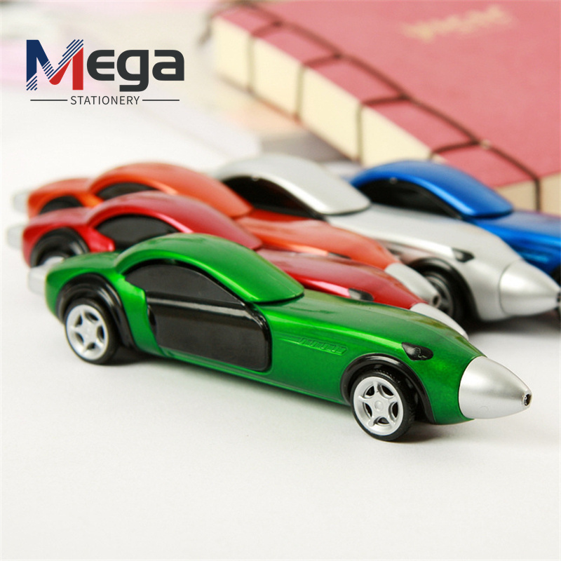 MEGA High Quality Multifunctional customized LOGO roller tip 0.5mm fancy car shaped pens for children