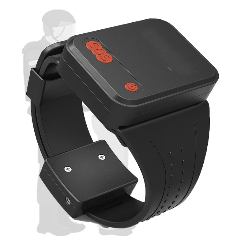 Alzheimer Disease Electronic Handcuffs MT60X 2G Parolee GPS Tracker Bracelet with Long Standby Time