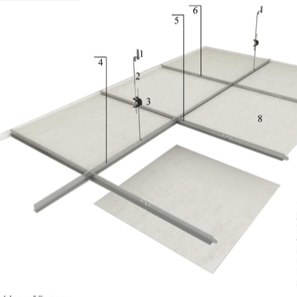 Gypsum Ceiling Tile Suspended Ceiling Tile Suspended Ceiling Board Acoustic Tiles 60x60 Plasterboard