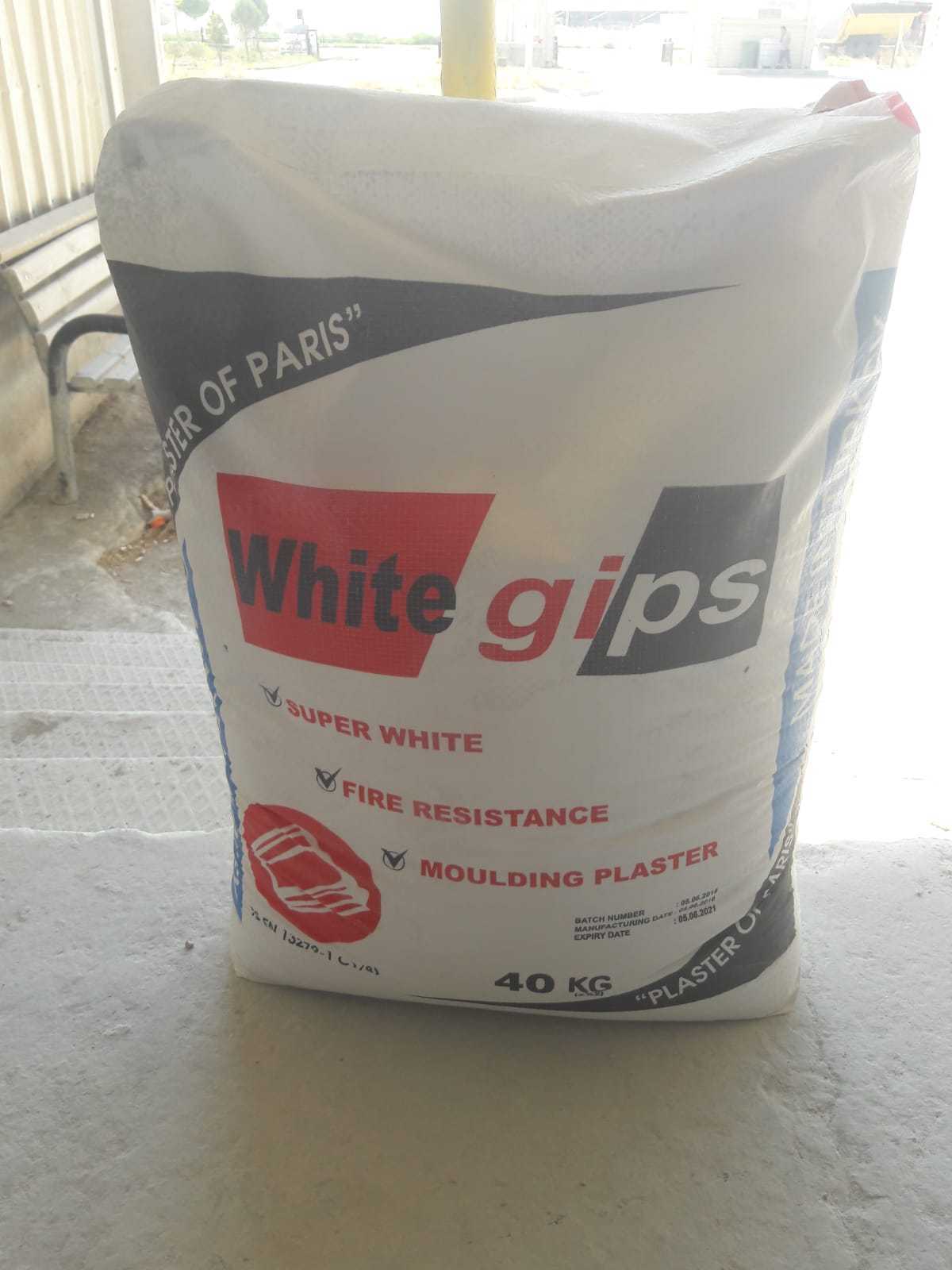 White Plaster Of Paris POP Gypsum Powder For Ceiling Gypsum Powder Drywall And Plaster Repairs