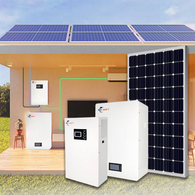 Household 5kwh battery with smart inverter solar panels 270w smart solar energy system with lithium solar kit full package