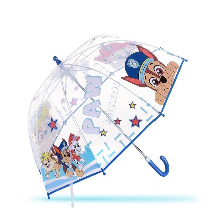 Childish and playful Tote Kid's Clear Bubble Umbrella with Easy Grip Handle Dots