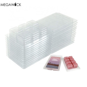 Ready to Ship Wax Tart PET Plastic Tray Clamshell Blister Packaging Box for Scented Wax 6,10,12,24 Cavity