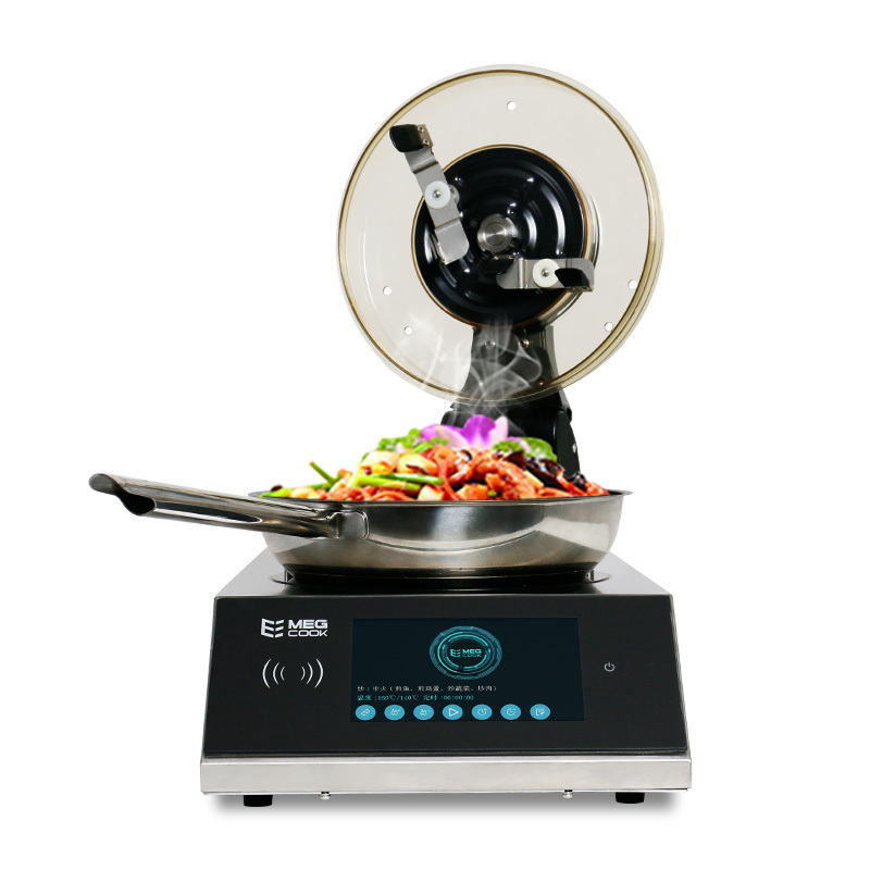 Megcook Automatic Cooking Machine/Commercial Electric 3520W auto cooking wok Fried rice machine