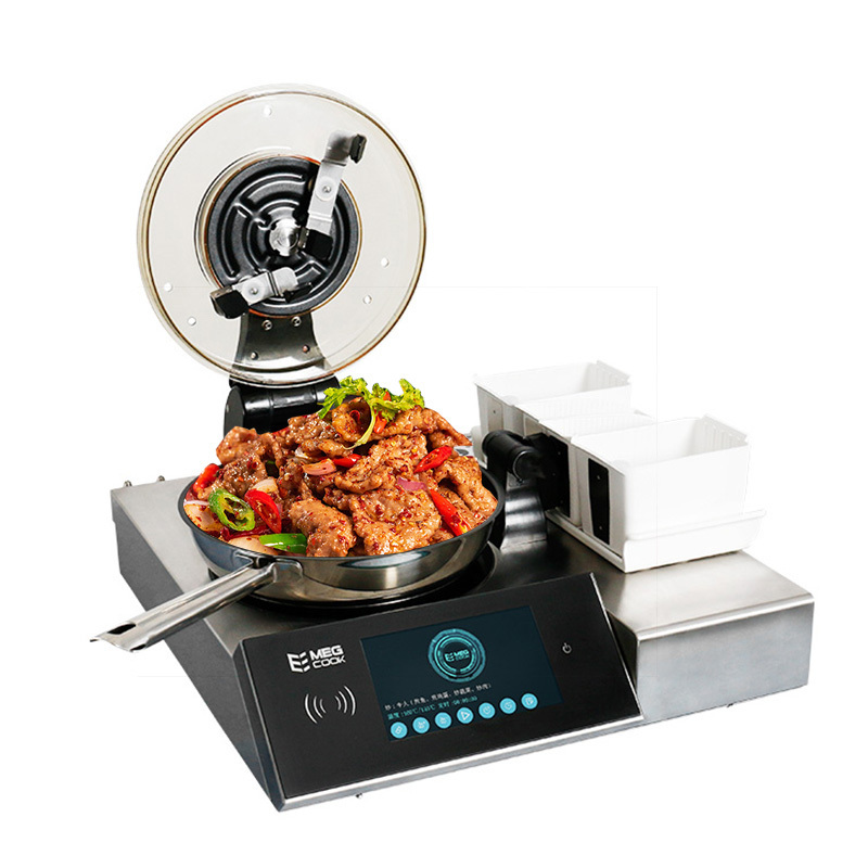 Megcook 3520W robot automatic cooking automatic stir fry electric cooker cooking machines automatic cooking robot restaurant