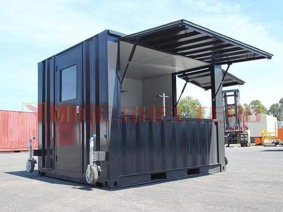 10ft 20ft 40ft Portable Kiosk Mobile Container Shop Coffee Shop Mini Bar Snack Box Food Station Shipping Container Shop For Sale