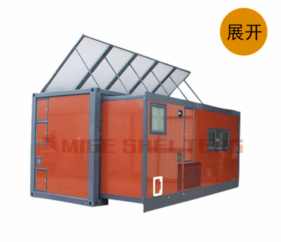 Factory hot sale prefab foldable expandable hydraulic containers home durable Pre Fabricated Houses